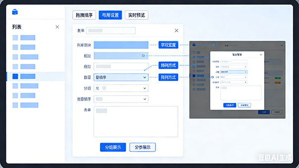 可视化拖拽设计界面