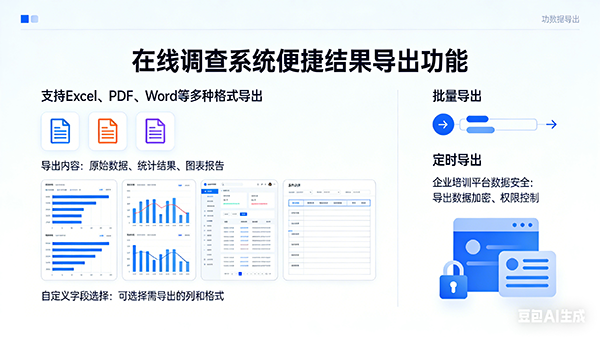 便捷结果导出界面