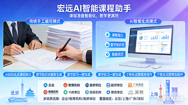 AI智能课程助手界面