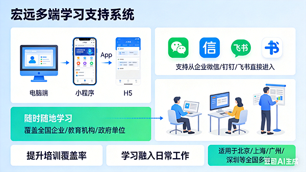 多端学习支持系统界面