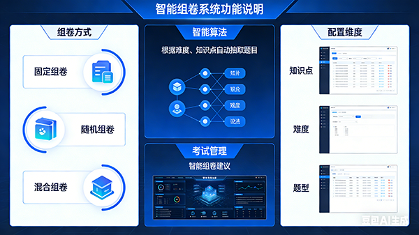 智能组卷系统界面